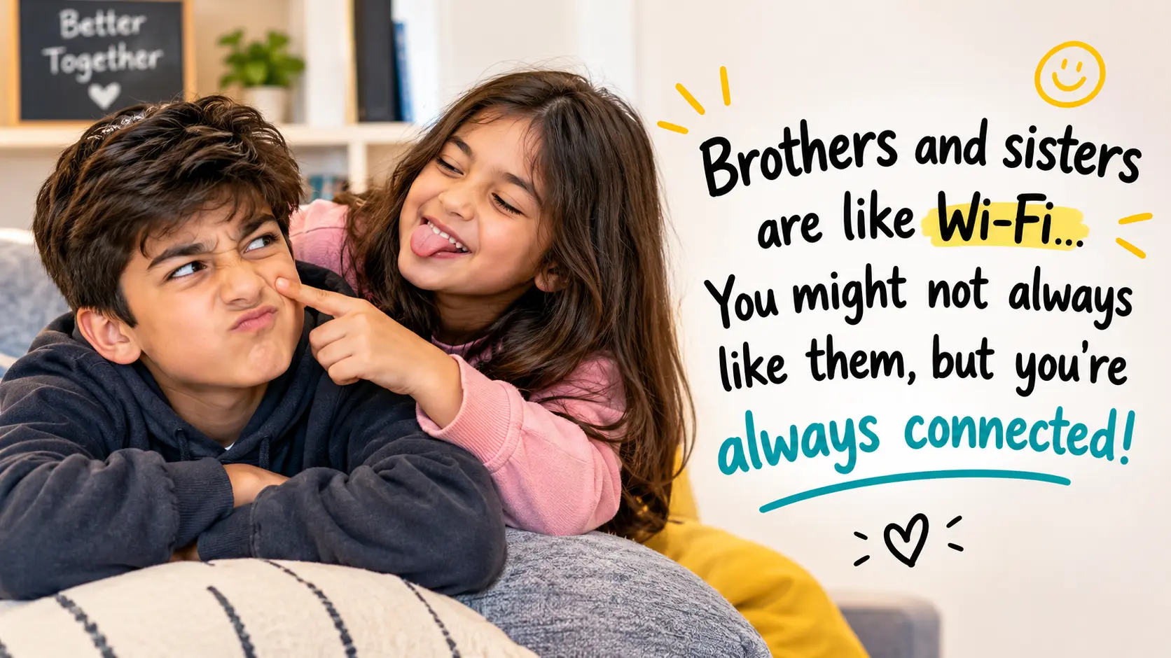 brother and sister quotes funny